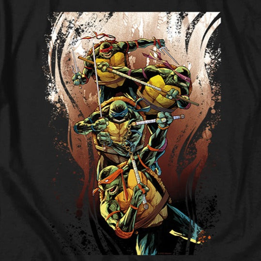 Teenage Mutant Ninja Turtles Earthy Rainbow Warriors T-Shirt