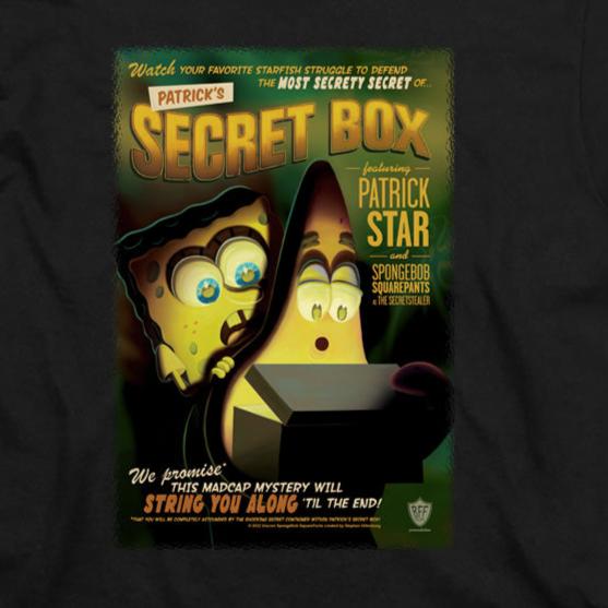 Youth SpongeBob SquarePants Patrick's Secret Box T-Shirt | Blue Culture Tees