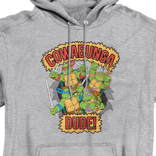 Teenage Mutant Ninja Turtles Cowabunga Dude Pullover Hoodie | Blue Culture Tees