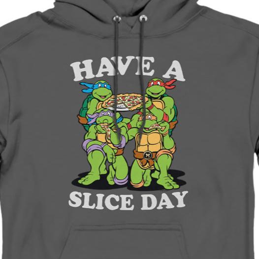 Teenage Mutant Ninja Turtles Slice Day Pullover Hoodie | Blue Culture Tees