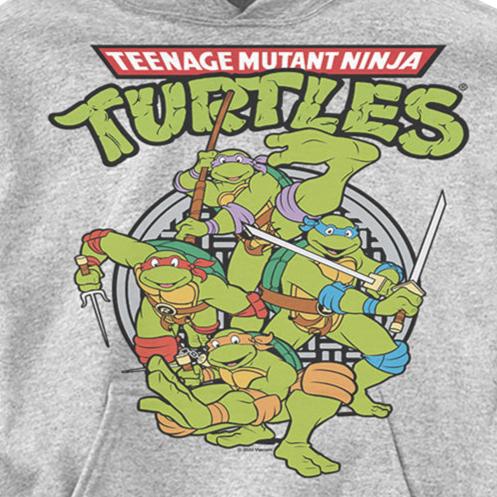 Youth Teenage Mutant Ninja Turtles TMNT Group Pullover Hoodie | Blue Culture Tees