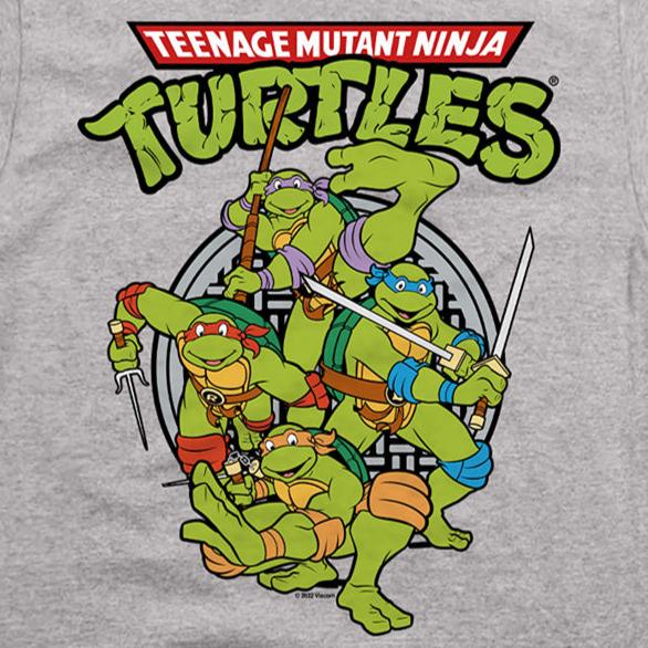 Youth Teenage Mutant Ninja Turtles TMNT Group T-Shirt | Blue Culture Tees