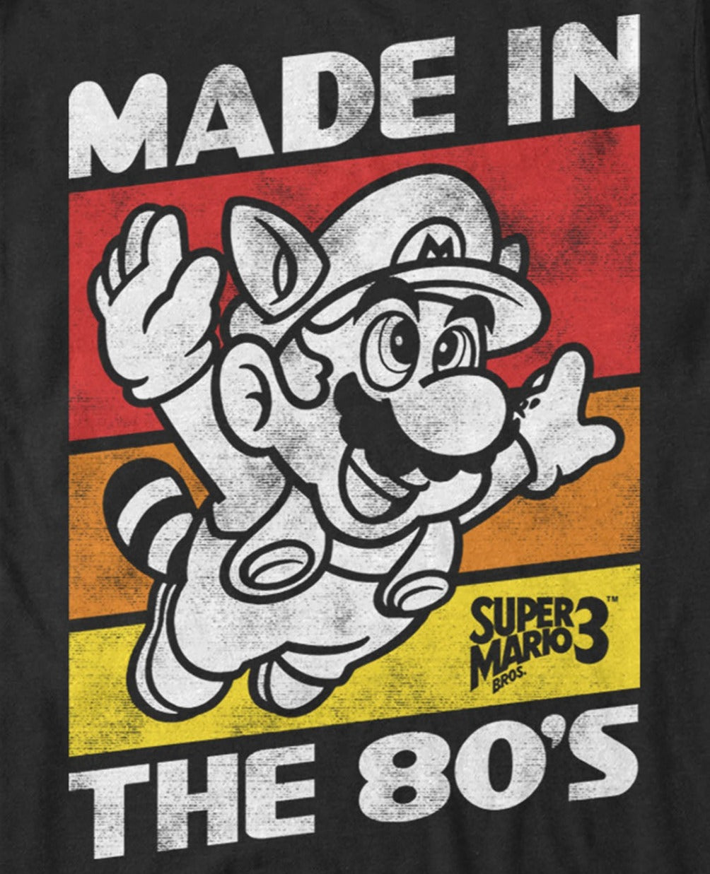 Nintendo Racoon Mario Made In The 80's T-Shirt