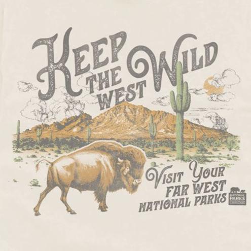 National Parks Keep West Wild Comfort Colors T-Shirt | Blue Culture Tees