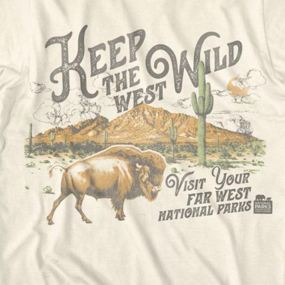 National Parks Keep West Wild T-Shirt | Blue Culture Tees