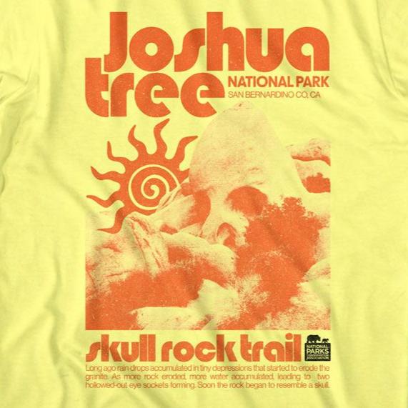 NPCA Joshua Tree Skull Rock T-Shirt | Blue Culture Tees