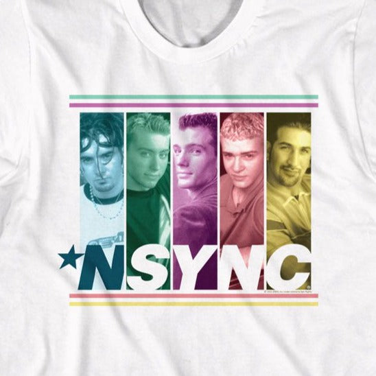 *NSYNC Multi Colored Box T-Shirt