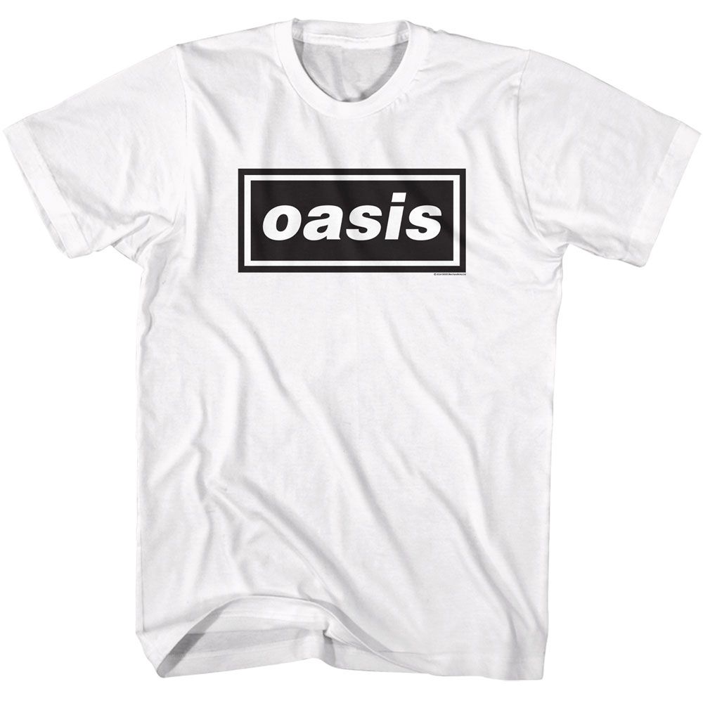 Oasis Rectangular Logo T-Shirt | Blue Culture Tees