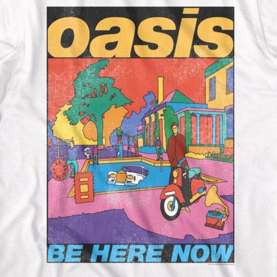 Oasis Be Here Now T-Shirt | Blue Culture Tees