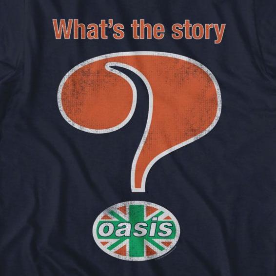 Oasis What's The Story T-Shirt | Blue Culture Tees