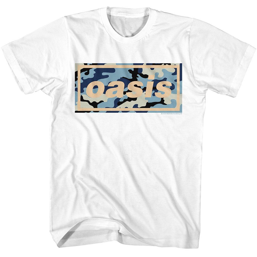 Oasis Camo Logo T-Shirt | Blue Culture Tees