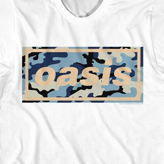 Oasis Camo Logo T-Shirt | Blue Culture Tees