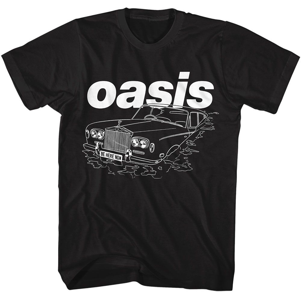 Oasis Be Here Now Car T-Shirt | Blue Culture Tees