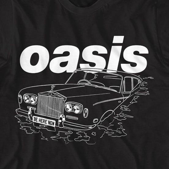 Oasis Be Here Now Car T-Shirt | Blue Culture Tees