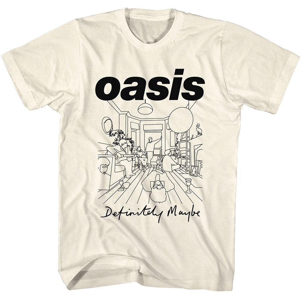 Oasis Lineart Room T-Shirt | Blue Culture Tees