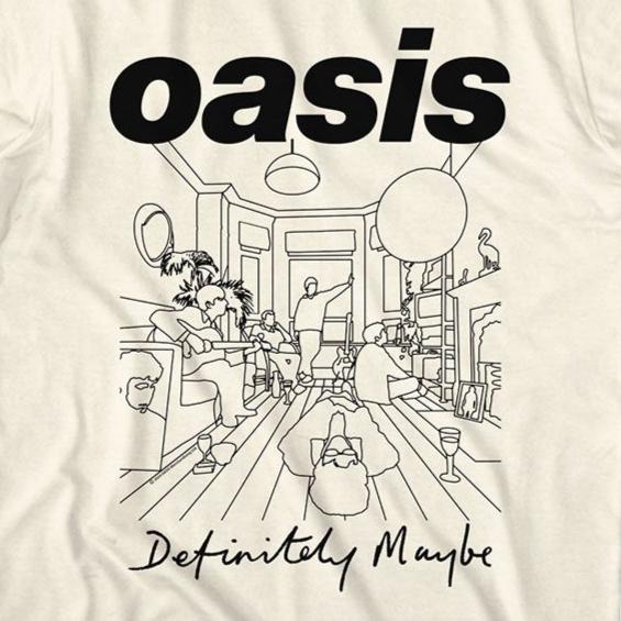 Oasis Lineart Room T-Shirt | Blue Culture Tees