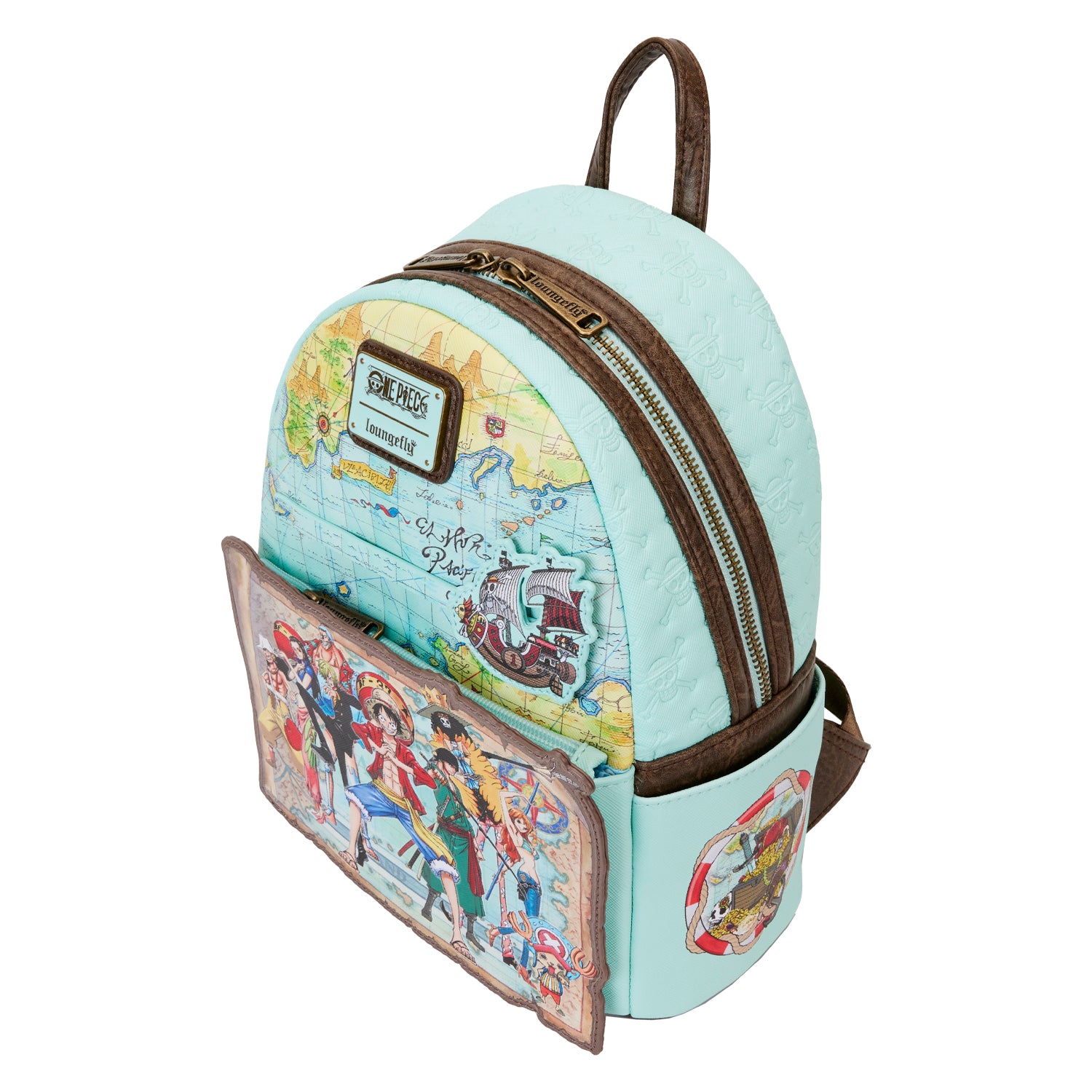 Loungefly Toei One Piece Luffy Gang Map Mini Backpack