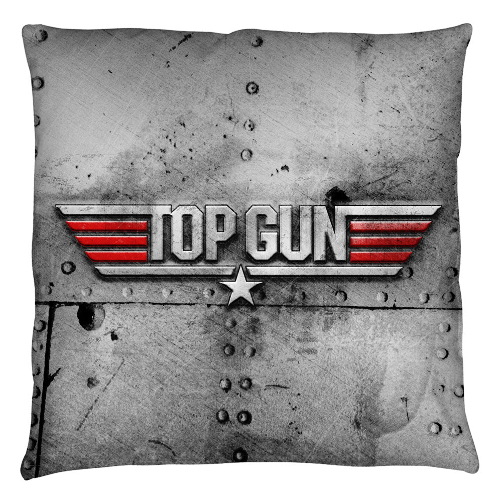 Top Gun Logo Throw Pillow | Blue Culture Tees