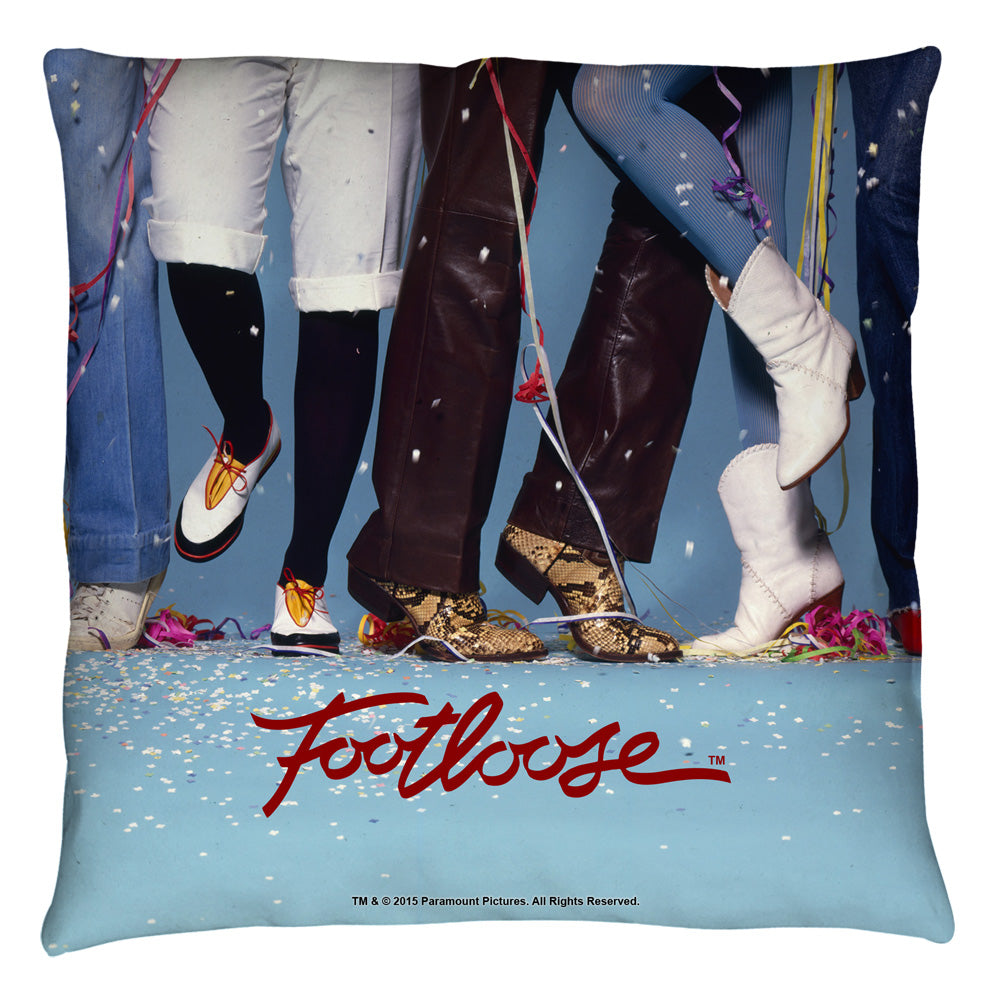 Footloose Feet Throw Pillow | Blue Culture Tees