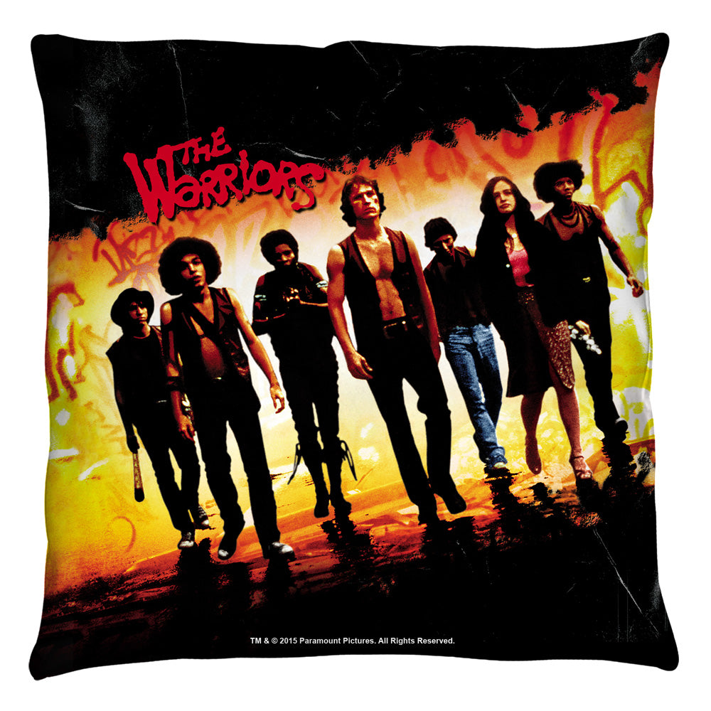 The Warriors Walk Throw Pillow | Blue Culture Tees