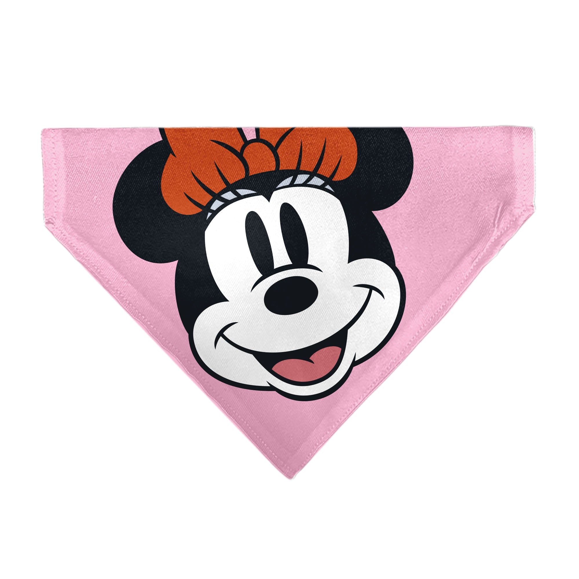 Pet Bandana - Minnie Mouse Smiling Face Close-Up Pink