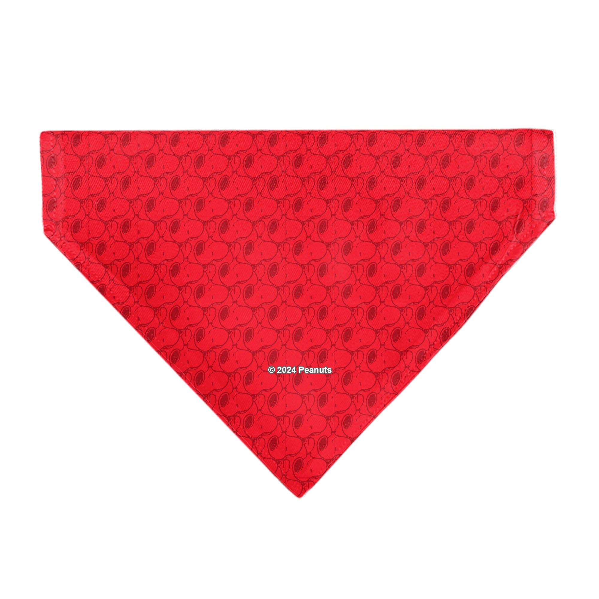 Pet Bandana - Peanuts Snoopy Face and Profile Pose Reds