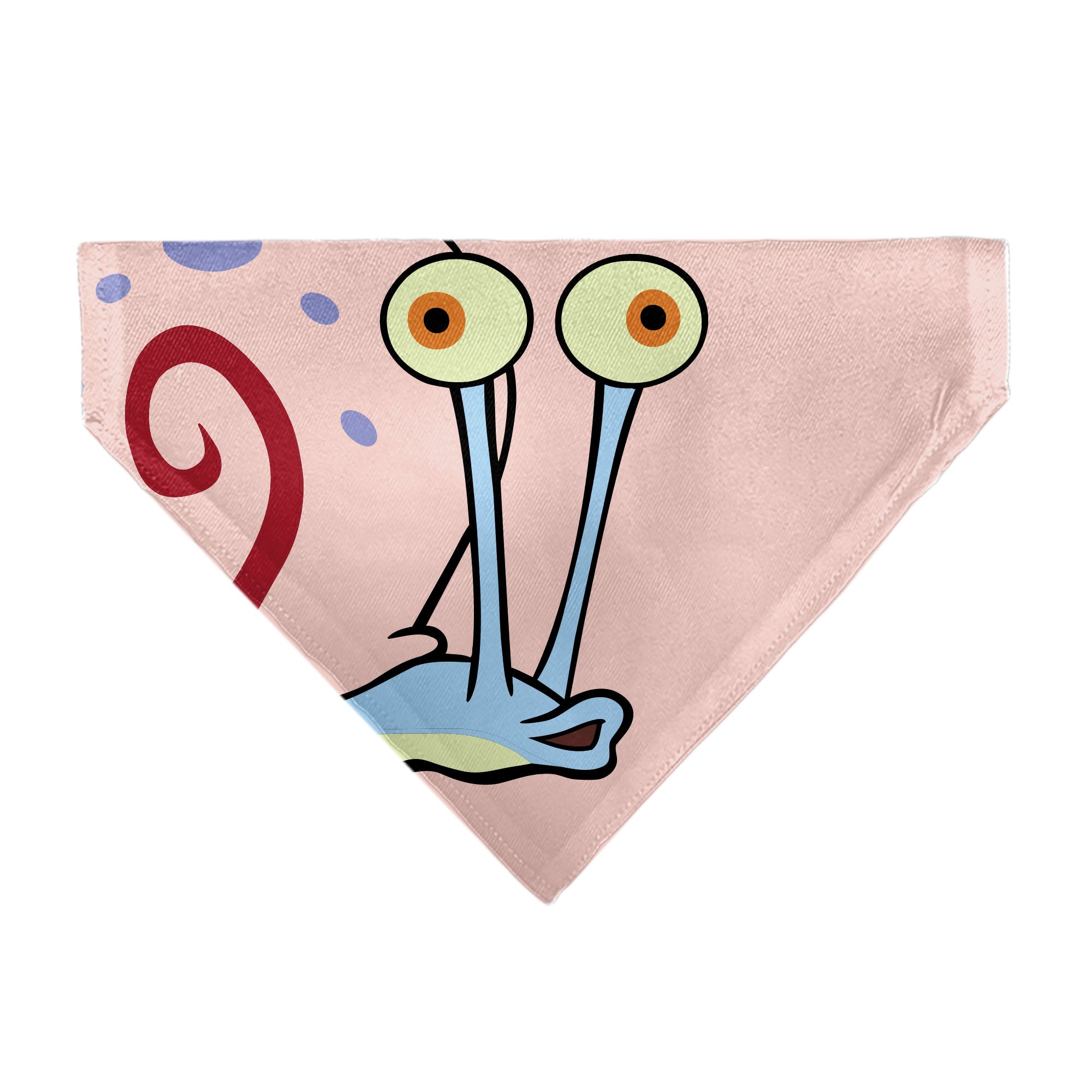 Pet Bandana - SpongeBob SquarePants Gary the Snail Face Close-Up Pink