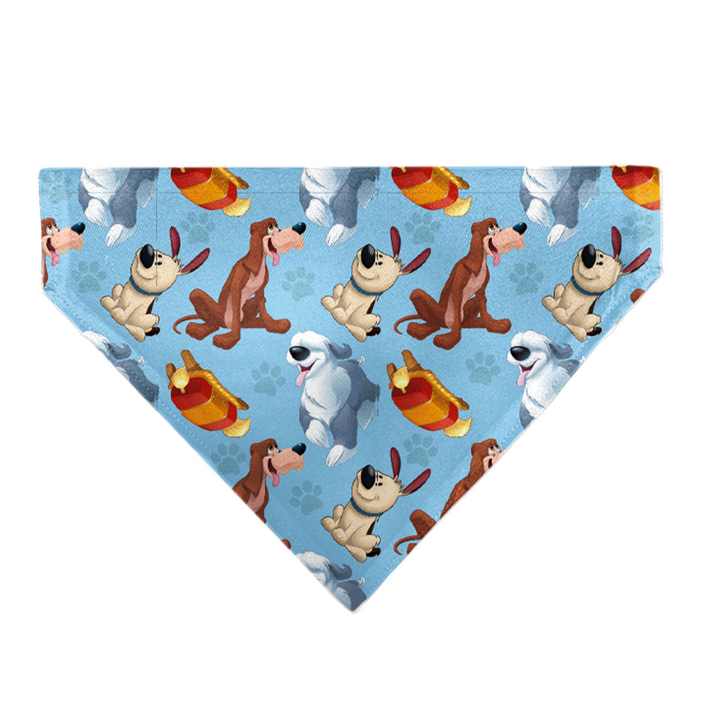 Pet Bandana - Disney Princess Dogs 4-Dog Group Collage/Paws Blues