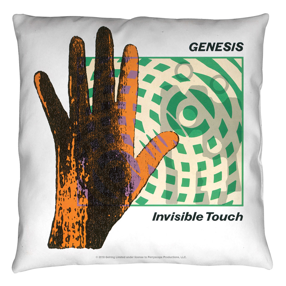 Genesis Invisible Touch Throw Pillow | Blue Culture Tees