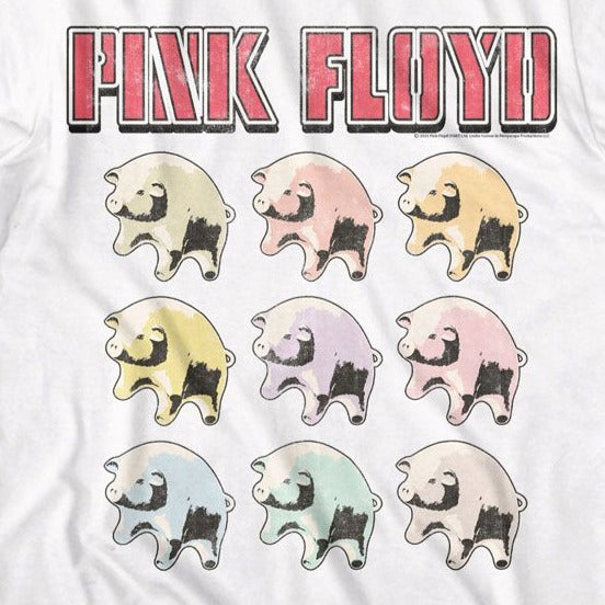 Pink Floyd Multi Color Pig Babies T-Shirt
