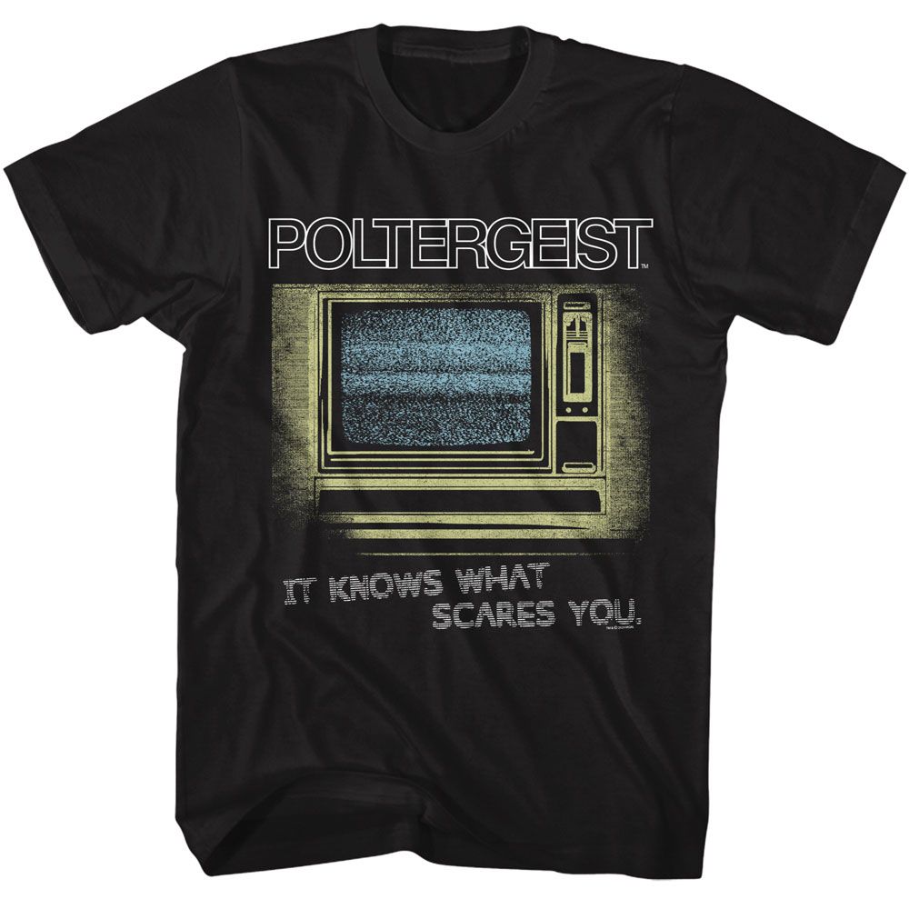 Poltergeist It Knows What Scares You T-Shirt | Blue Culture Tees