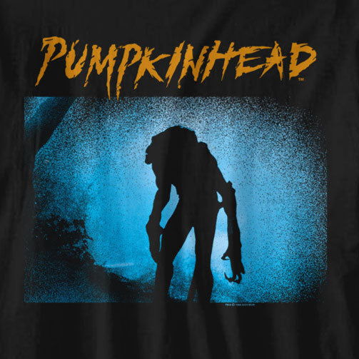 Pumpkinhead Silhouette Long Sleeve T-Shirt | Blue Culture Tees