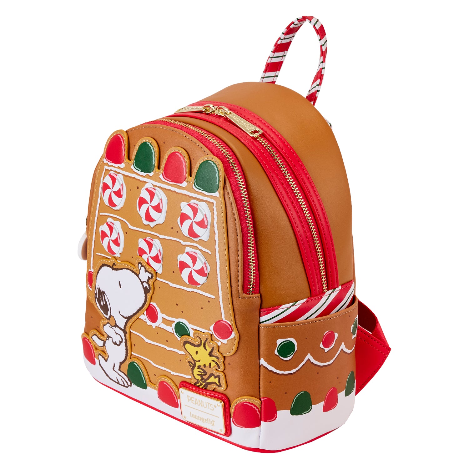Loungefly Peanuts Snoopy Gingerbread Mini Backpack