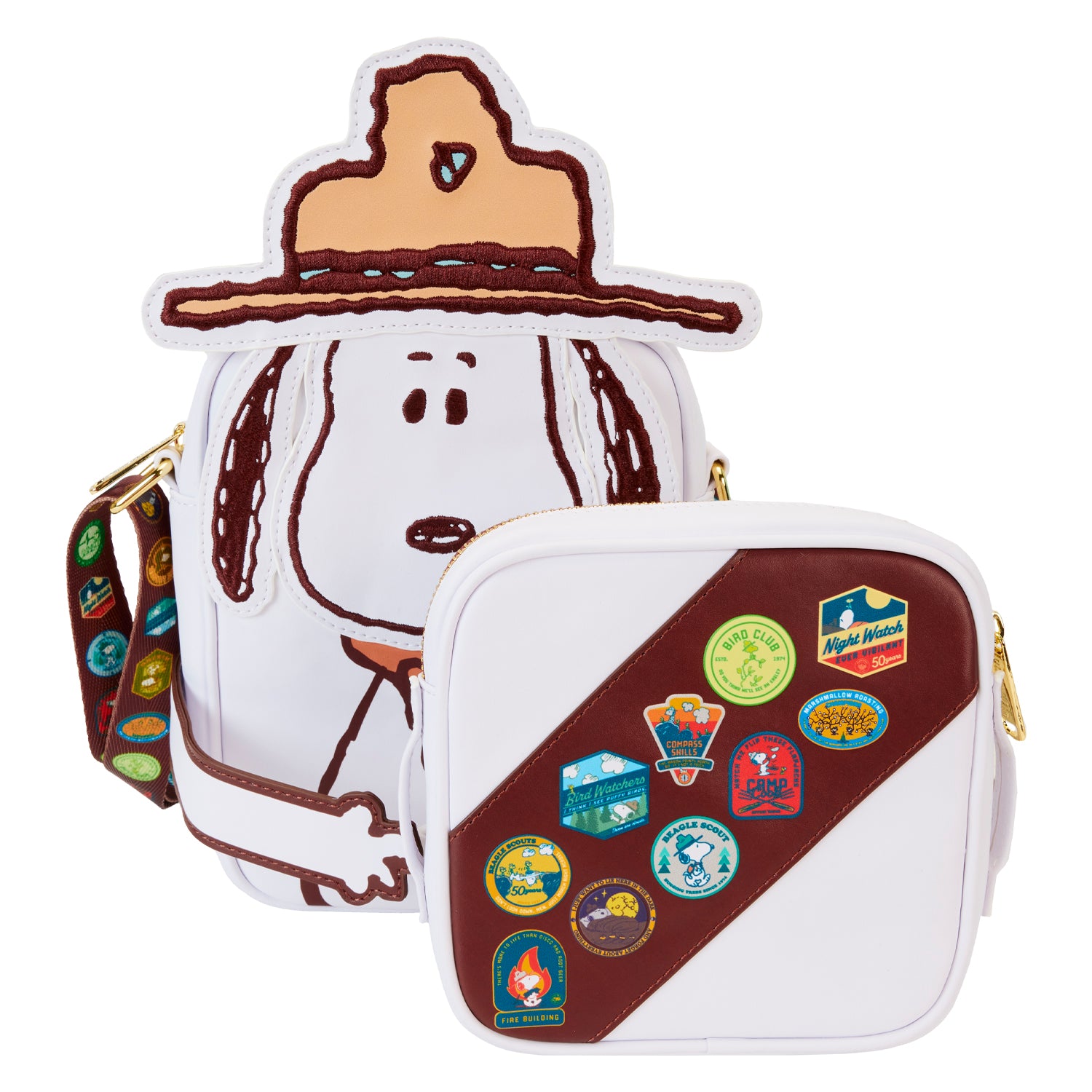 Loungefly Peanuts Beagle Scout Crossbuddies Bag