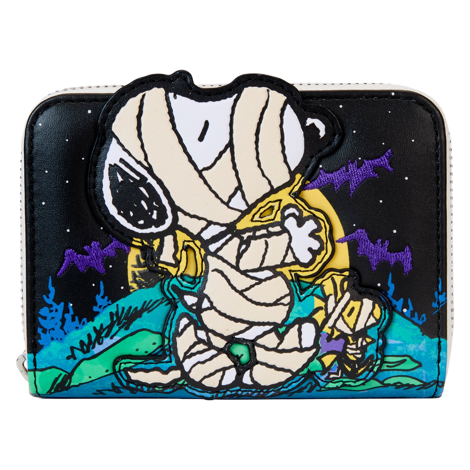 Loungefly Peanuts Snoopy Mummy Cosplay Zip Around Wallet | Blue Culture Tees