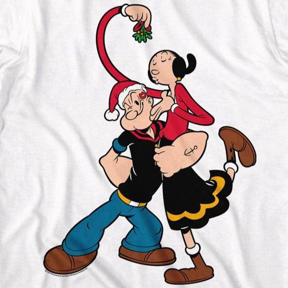 Tee Luv Men's Popeye Cartoon Character Shirt (L)