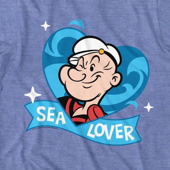 Popeye Sea Lover T-Shirt | Blue Culture Tees