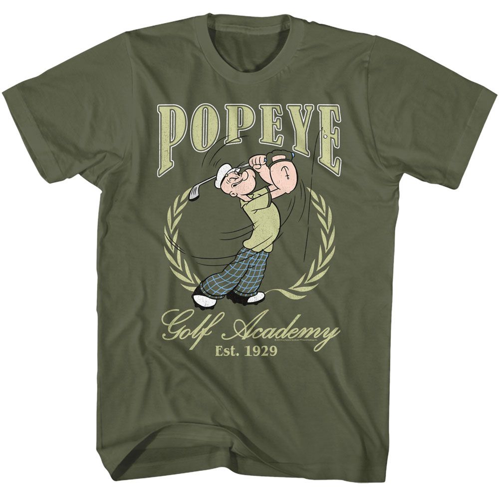 Popeye Golf Academy T-Shirt | Blue Culture Tees