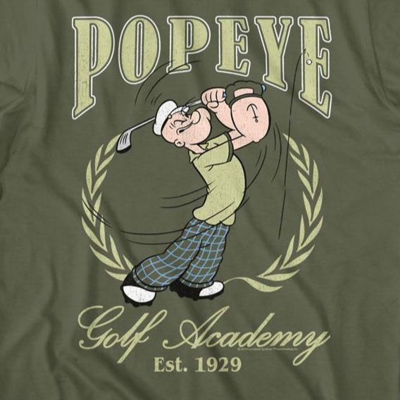 Popeye Golf Academy T-Shirt | Blue Culture Tees