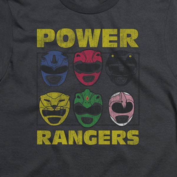 Youth Mighty Morphin Power Rangers Ranger Heads | Blue Culture Tees