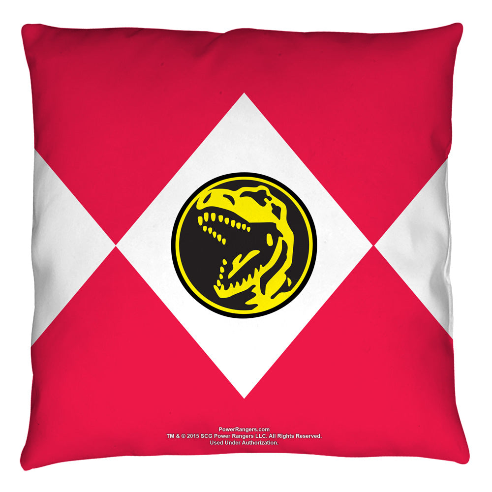 Power Rangers Red Ranger Throw Pillow | Blue Culture Tees