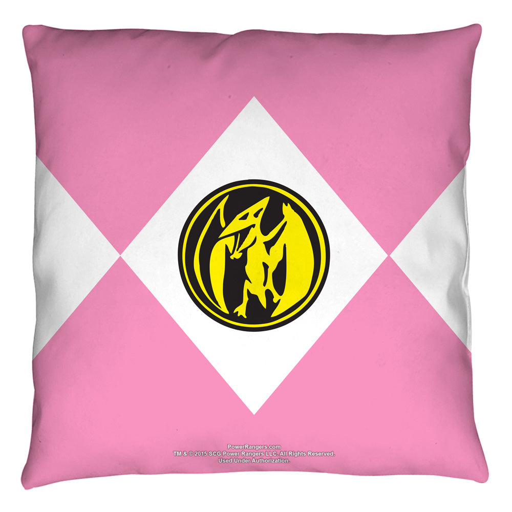 Power Rangers Pink Ranger Throw Pillow | Blue Culture Tees