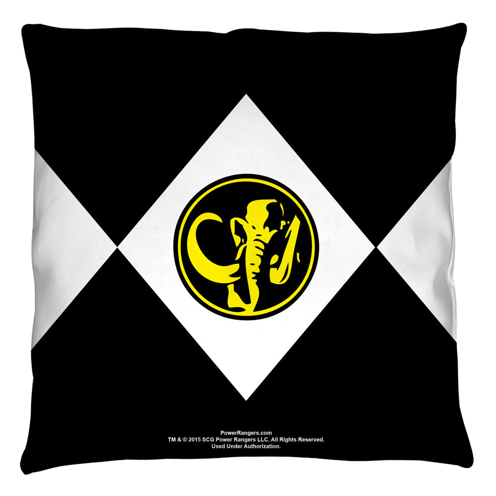 Power Rangers Black Ranger Throw Pillow | Blue Culture Tees