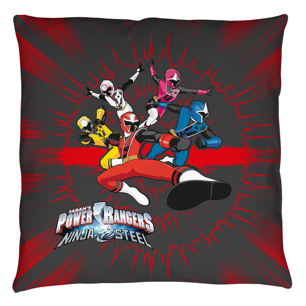 Power Rangers Ninja Team Throw Pillow