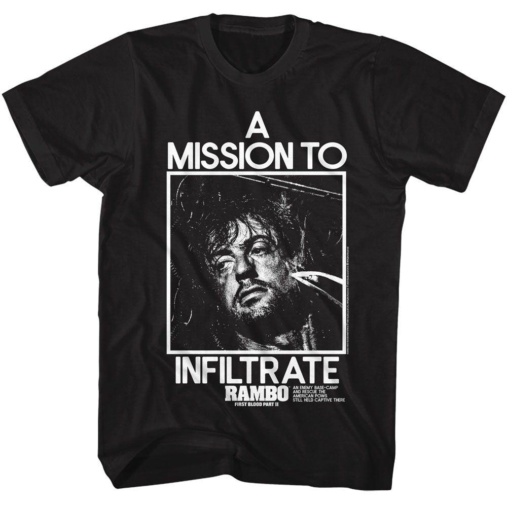 Rambo Infiltrate T-Shirt | Blue Culture Tees