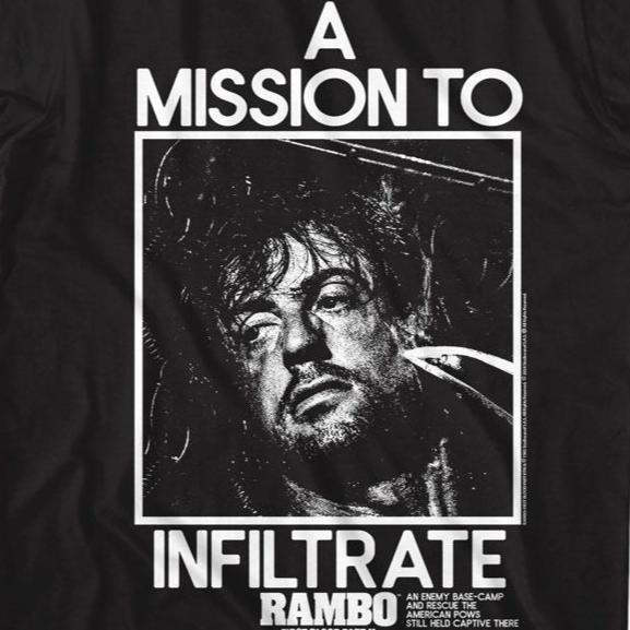 Rambo Infiltrate T-Shirt | Blue Culture Tees