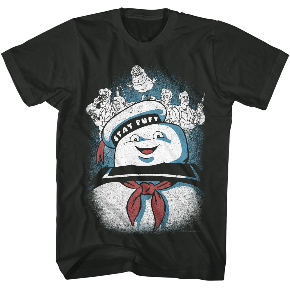 The Real Ghostbusters Stay Puft and Ghostbusters T-Shirt