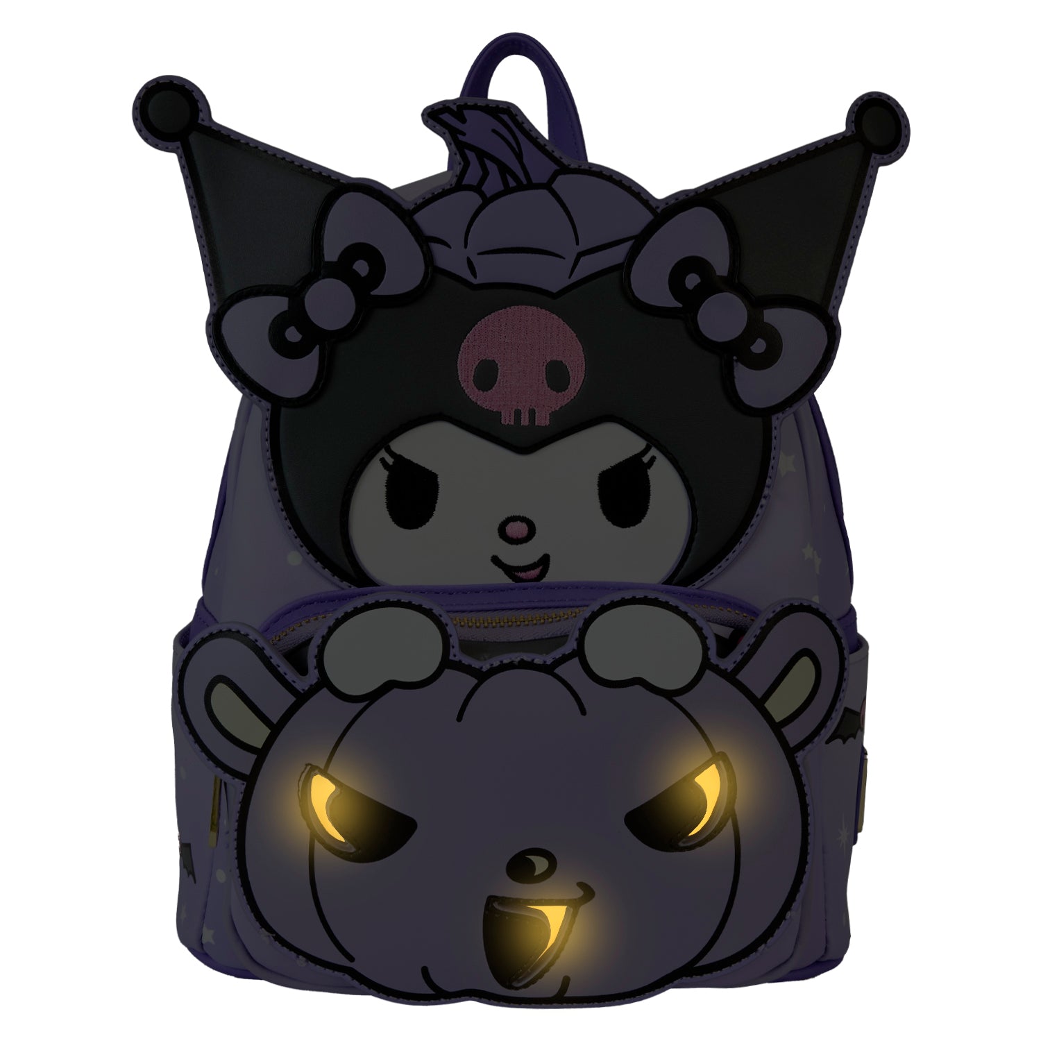 Loungefly Sanrio Kuromi Pumpkin Mini Backpack | Blue Culture Tees