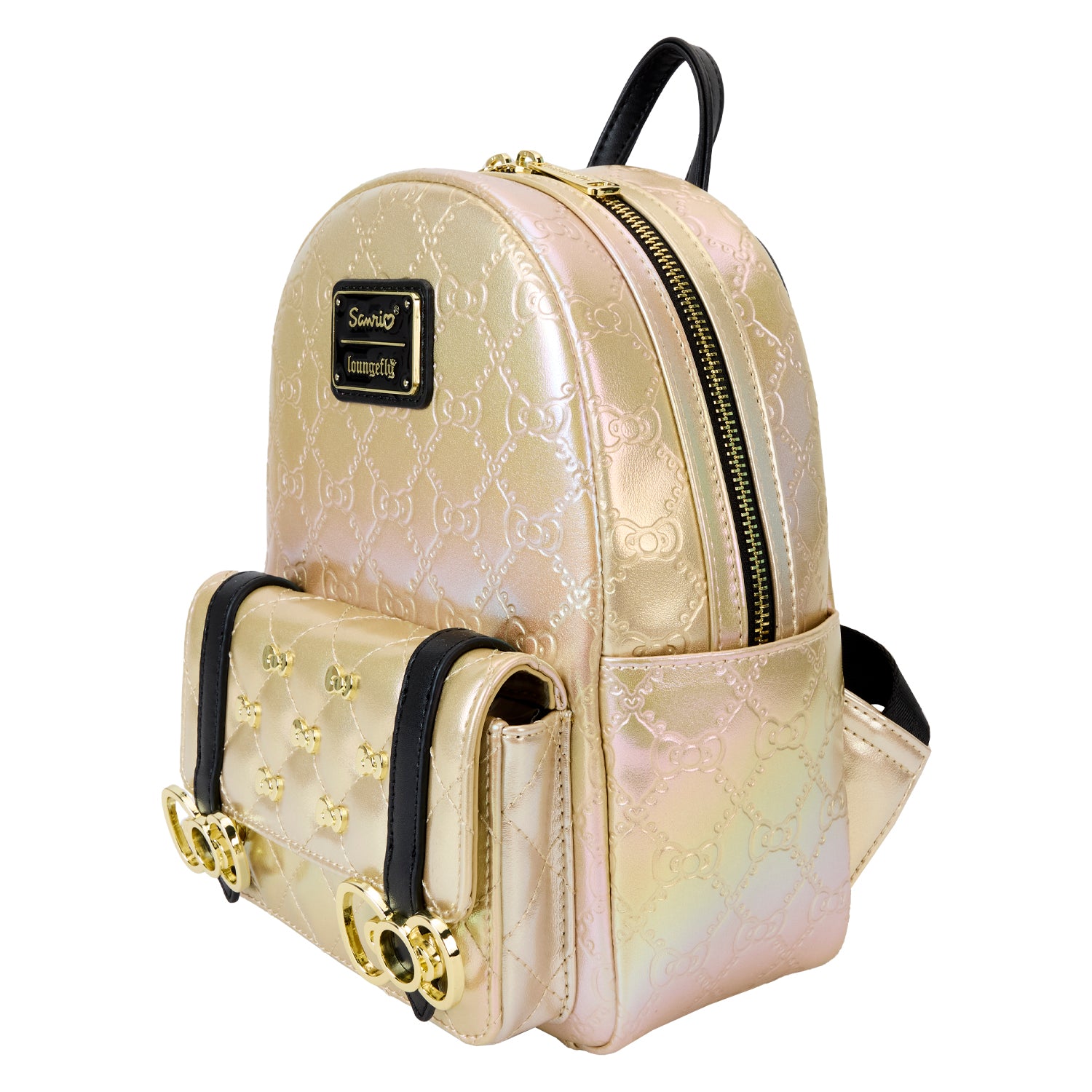 Loungefly Sanrio 50th Anniversary Metallic Gold Mini Backpack | Blue Culture Tees