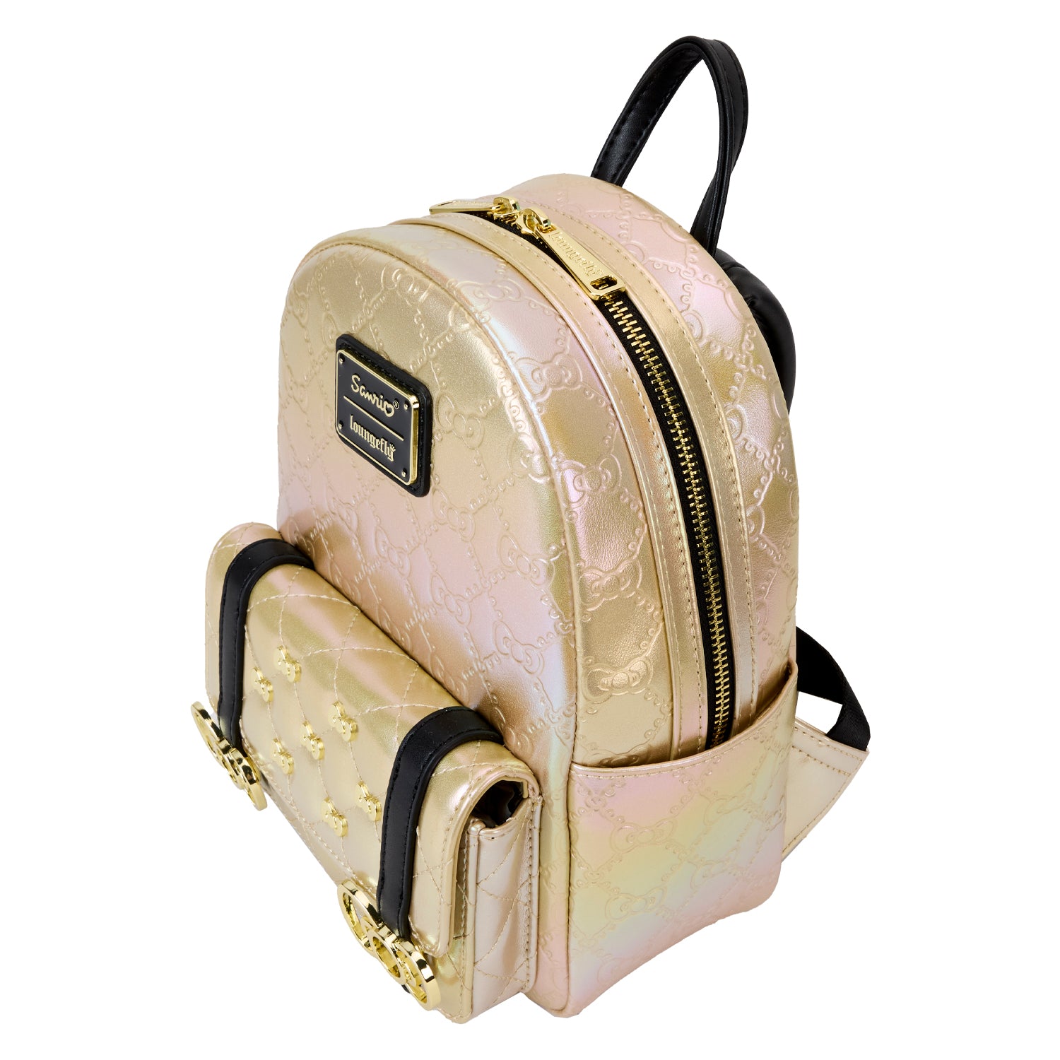 Loungefly Sanrio 50th Anniversary Metallic Gold Mini Backpack | Blue Culture Tees